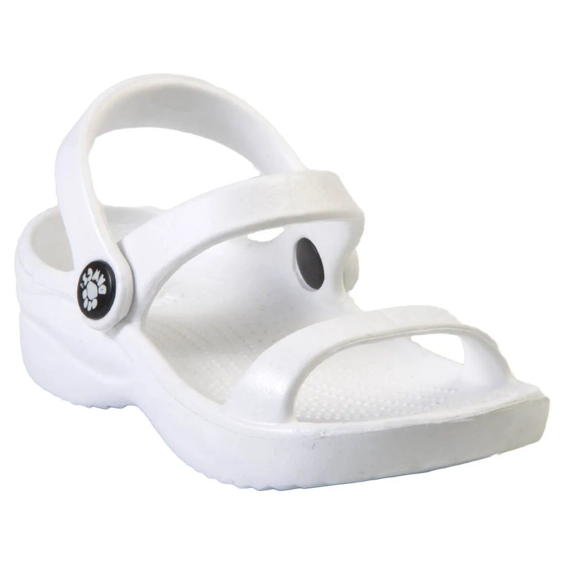 3-Strap Sandals - White