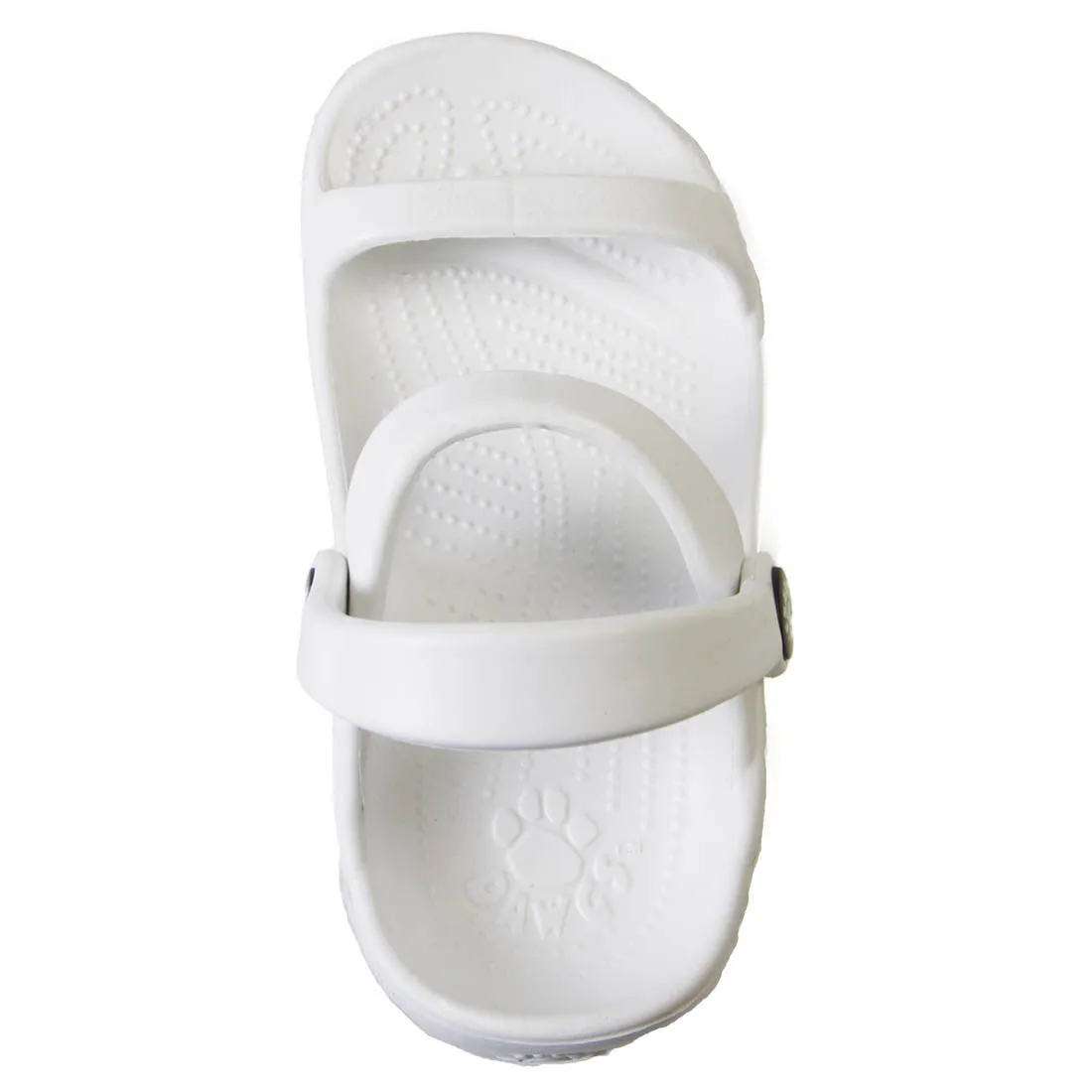 3-Strap Sandals - White