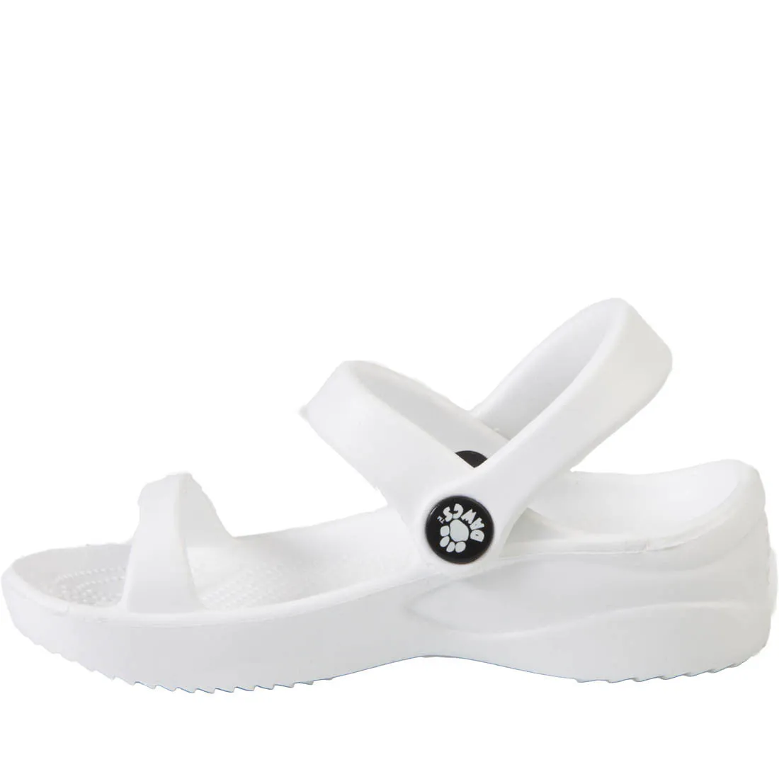 3-Strap Sandals - White