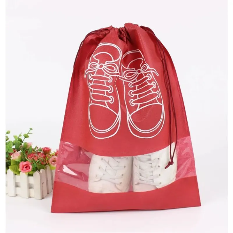 33 X 44Cm Non-Woven Draw String Traveling Shoe Bag