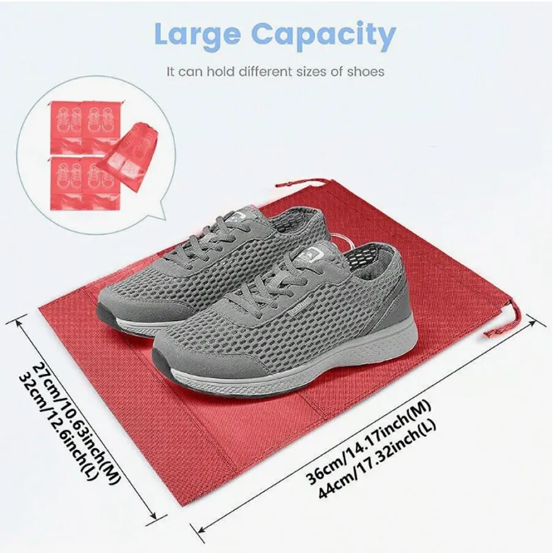 33 X 44Cm Non-Woven Draw String Traveling Shoe Bag