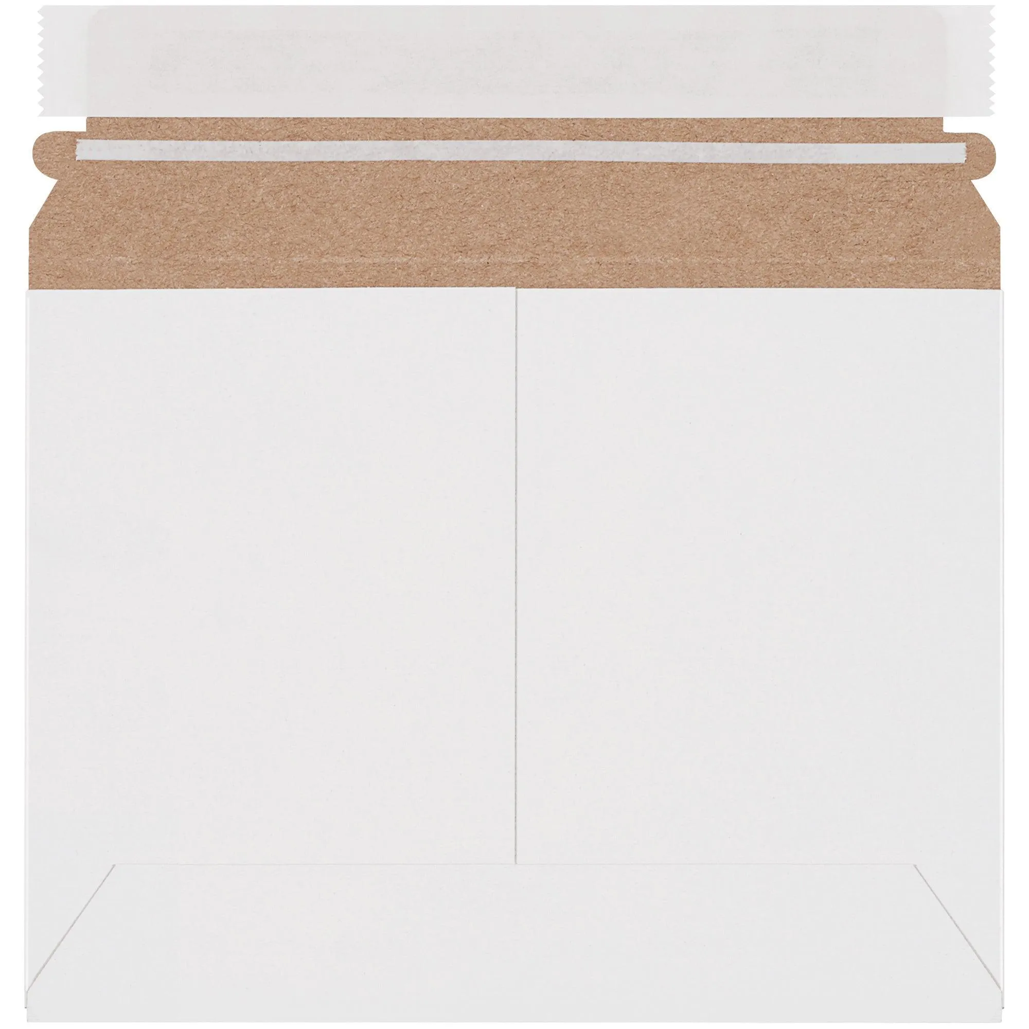 8 x 6" White Stayflats Lite® Mailers