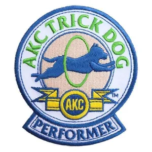 AKC Trick Dog Performer Patch  (shipping included) 3.5"