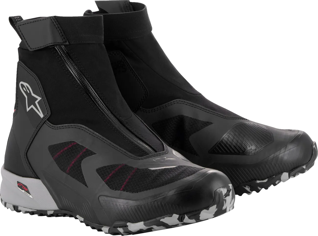 ALPINESTARS CR-8 Gore-Tex? Shoes - Black/Grey/Red - US 13.5 2338224122213.5