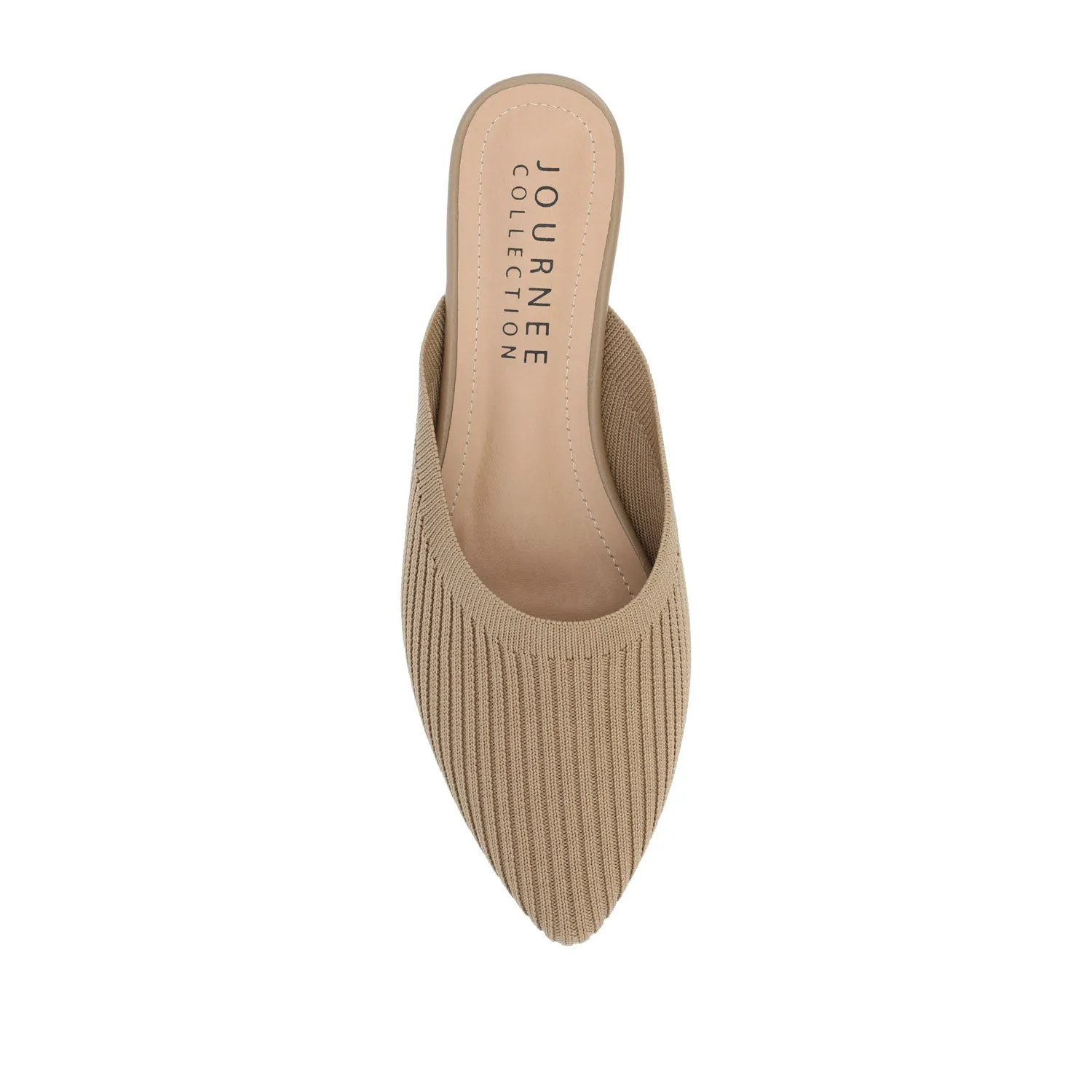 ANIEE BASIC KNIT FABRIC FLATS IN WIDE