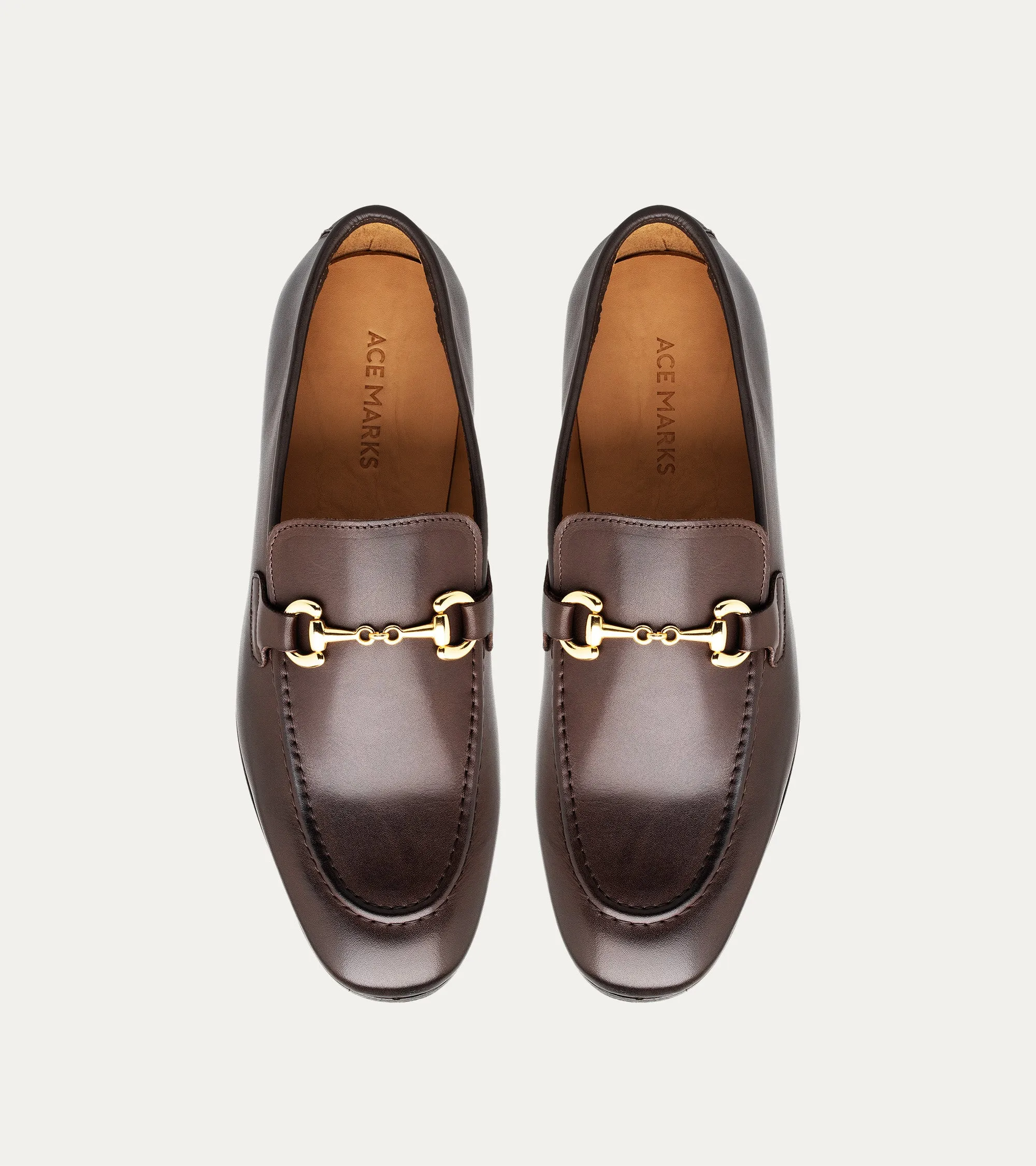 Antonio Bit Loafer in Brown Full Grain