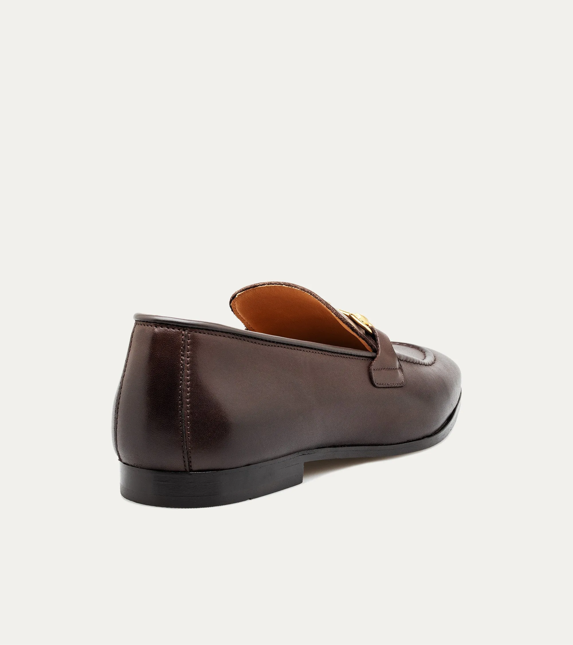 Antonio Bit Loafer in Brown Full Grain