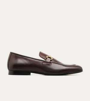 Antonio Bit Loafer in Brown Full Grain