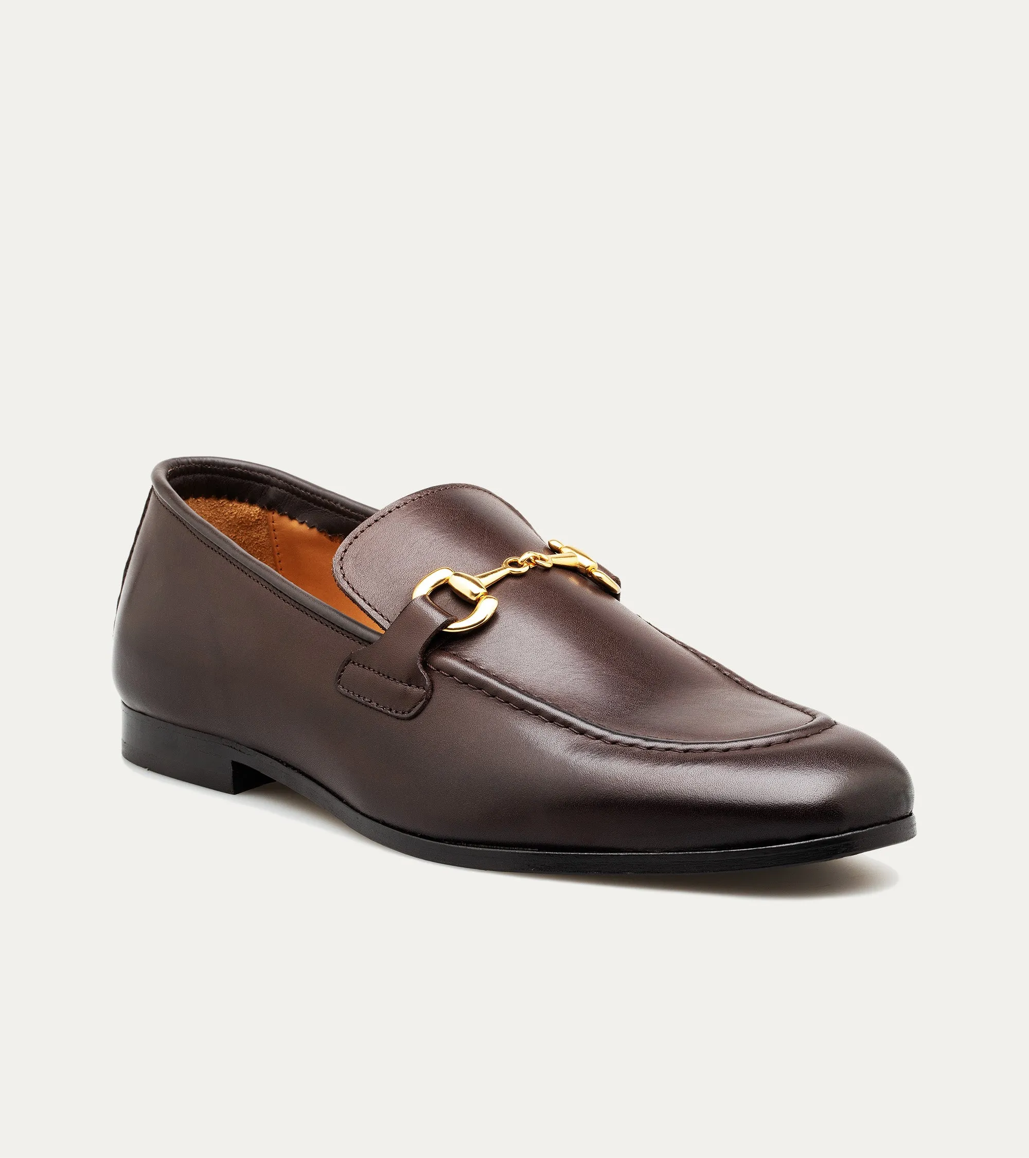 Antonio Bit Loafer in Brown Full Grain