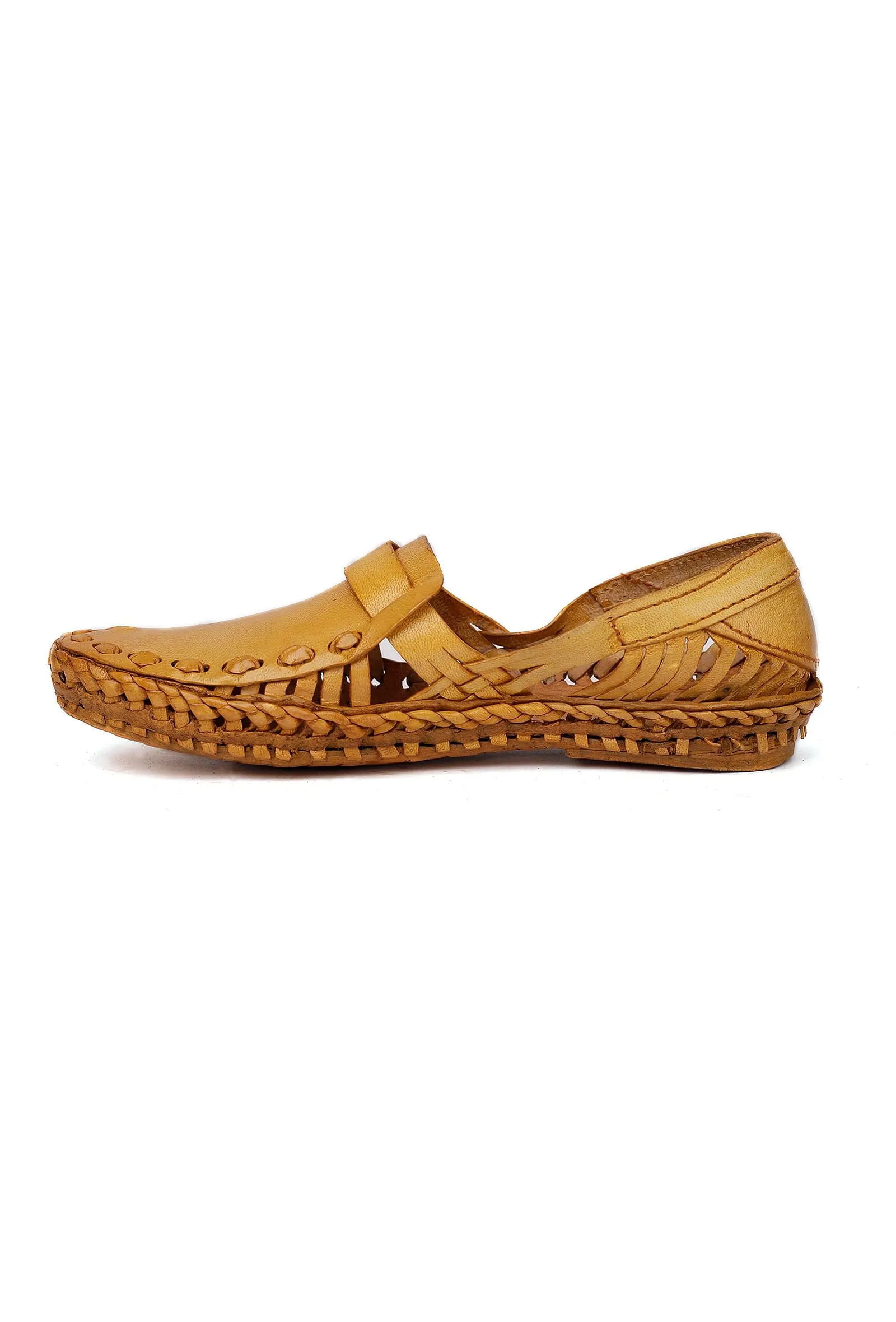 Beige Tan Pure Leather Loafers