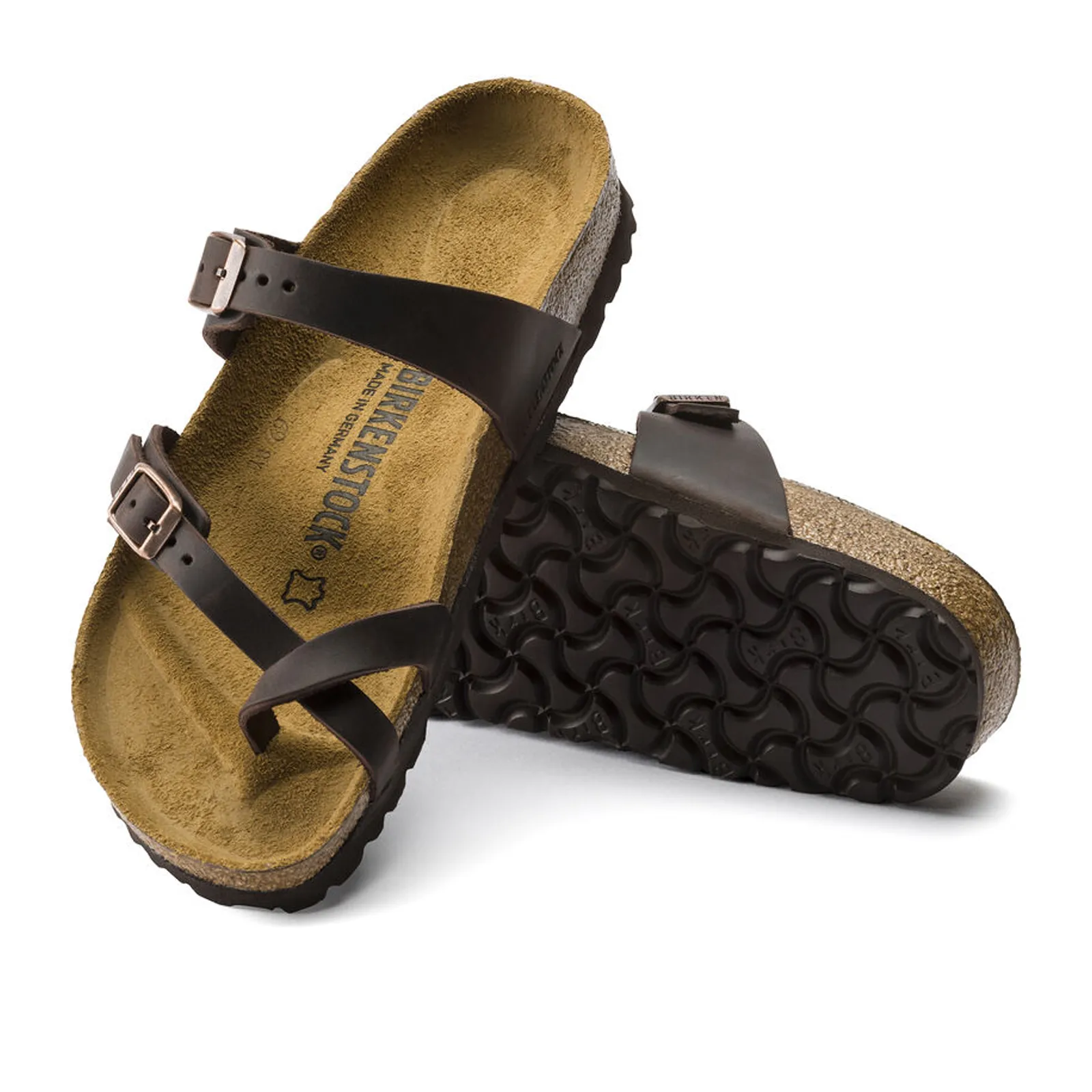 Birkenstock Mayari Slide Sandal (Women) - Habana Oiled Leather