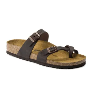 Birkenstock Mayari Slide Sandal (Women) - Habana Oiled Leather