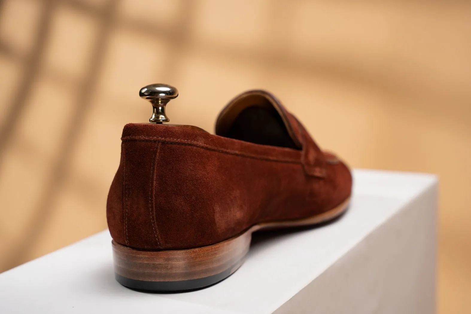 BOSPHORUS LEATHER LOAFER - MARON