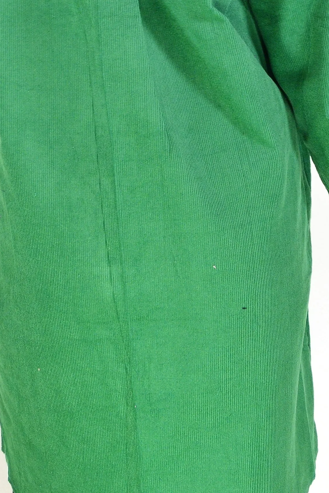 Bright Green Corduroy Tunic Shirt