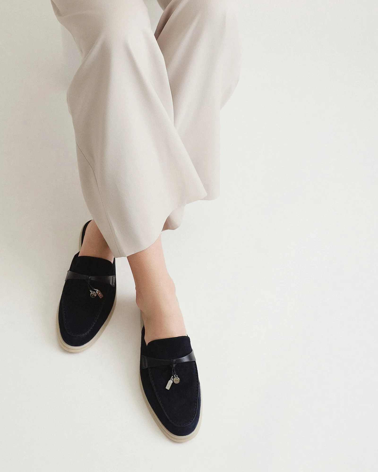 CAMBRIDGE LOAFERS NAVY SUEDE