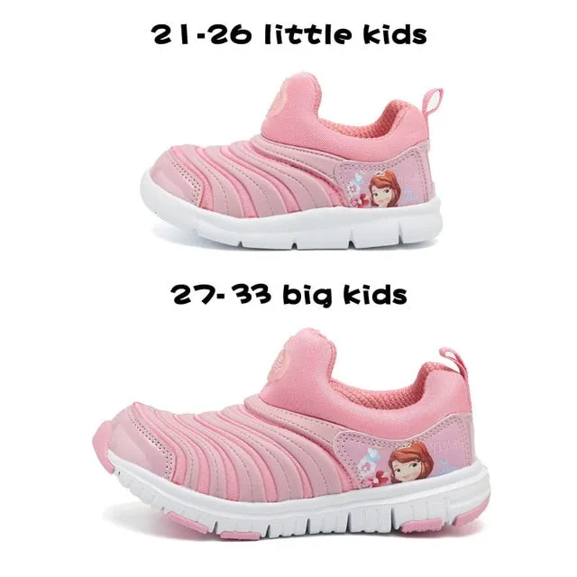 Casual Light Breathable Children's Runing Shoes With Cartoon Pattern