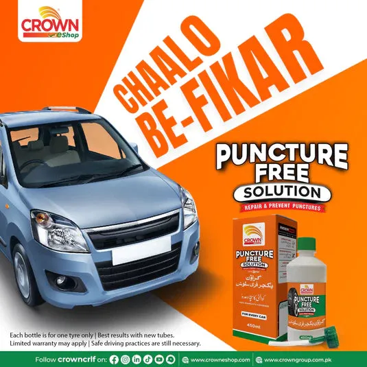 Crown Puncture Free Solution 450 ML for Cars