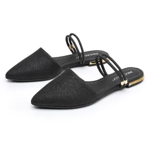 Dreamy Elastic Lace Sandals - Black (274.079)