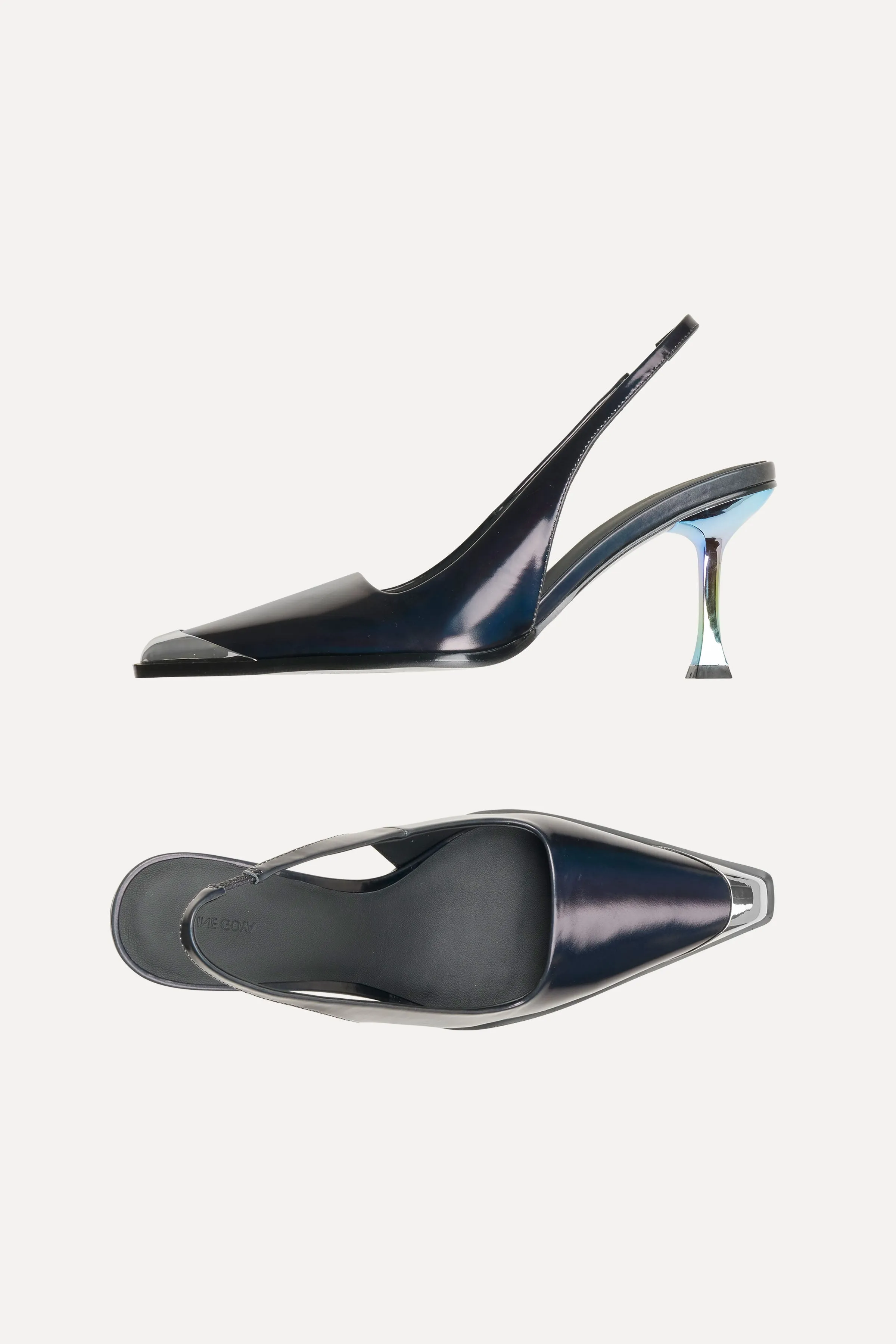 Eiffel Heels - Black Holographic