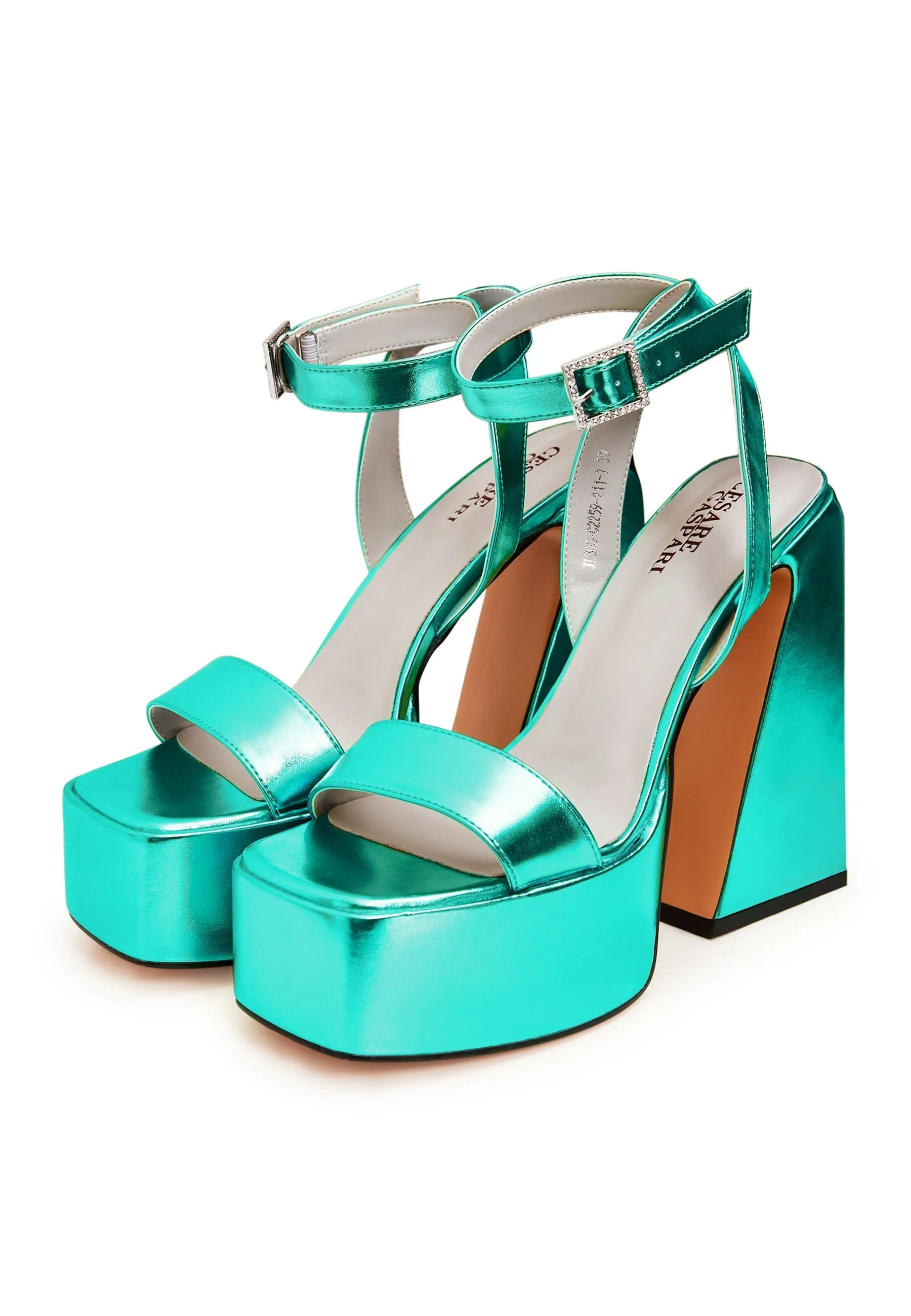 Elevated Elegance Sandals - Green