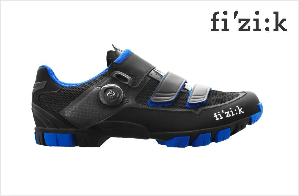 Fizik M6B Uomo Boa MTB Shoes - Black/Blue