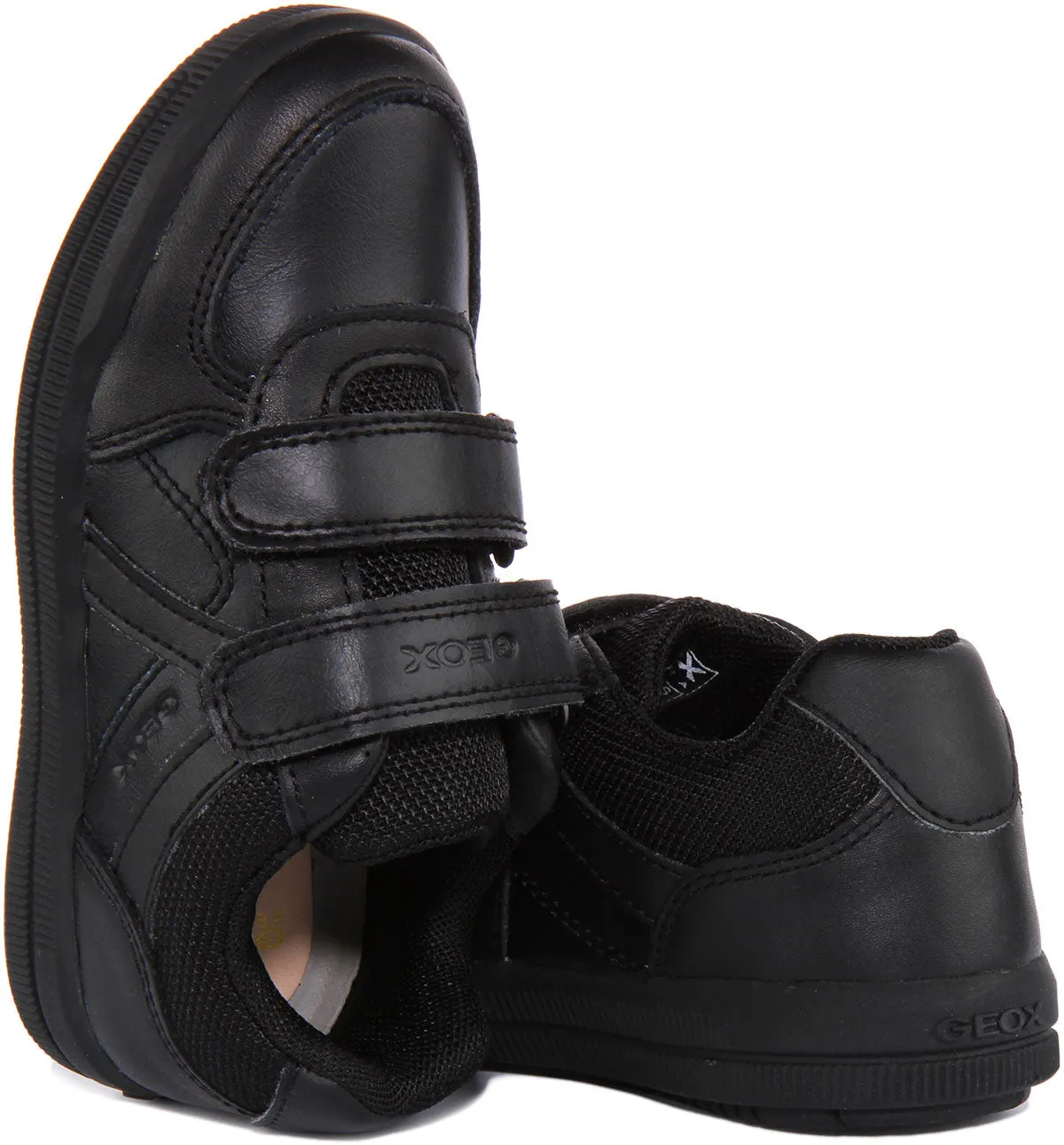 Geox J Arzach In Black Shoes For Kids