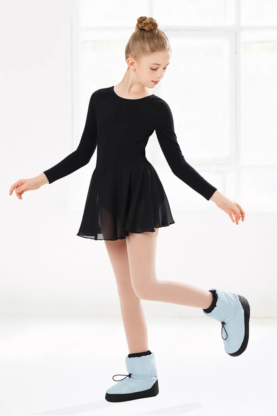 Girls’ Ballet Booties | Dance Shoes for Warm Up