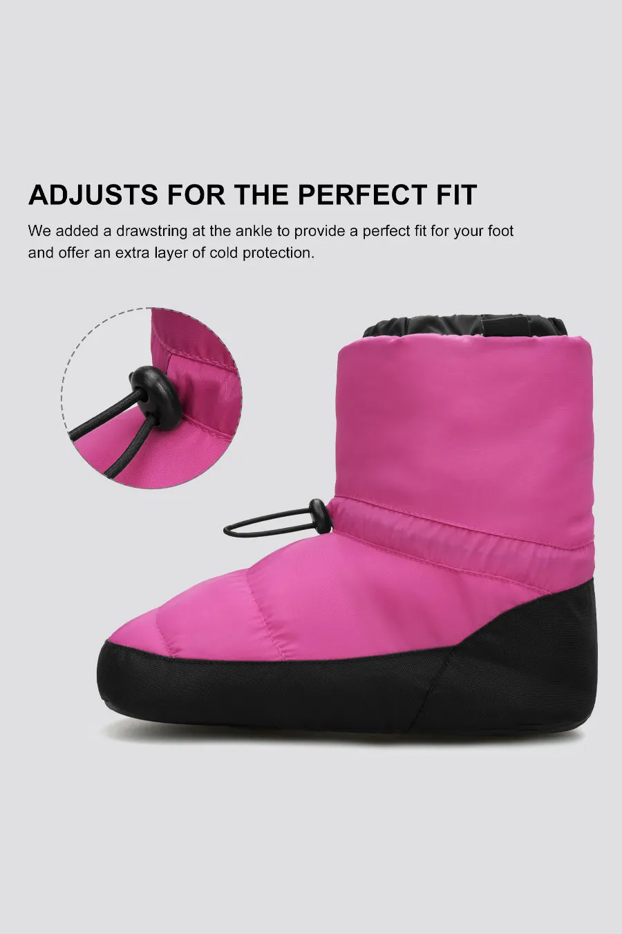 Girls’ Ballet Booties | Dance Shoes for Warm Up