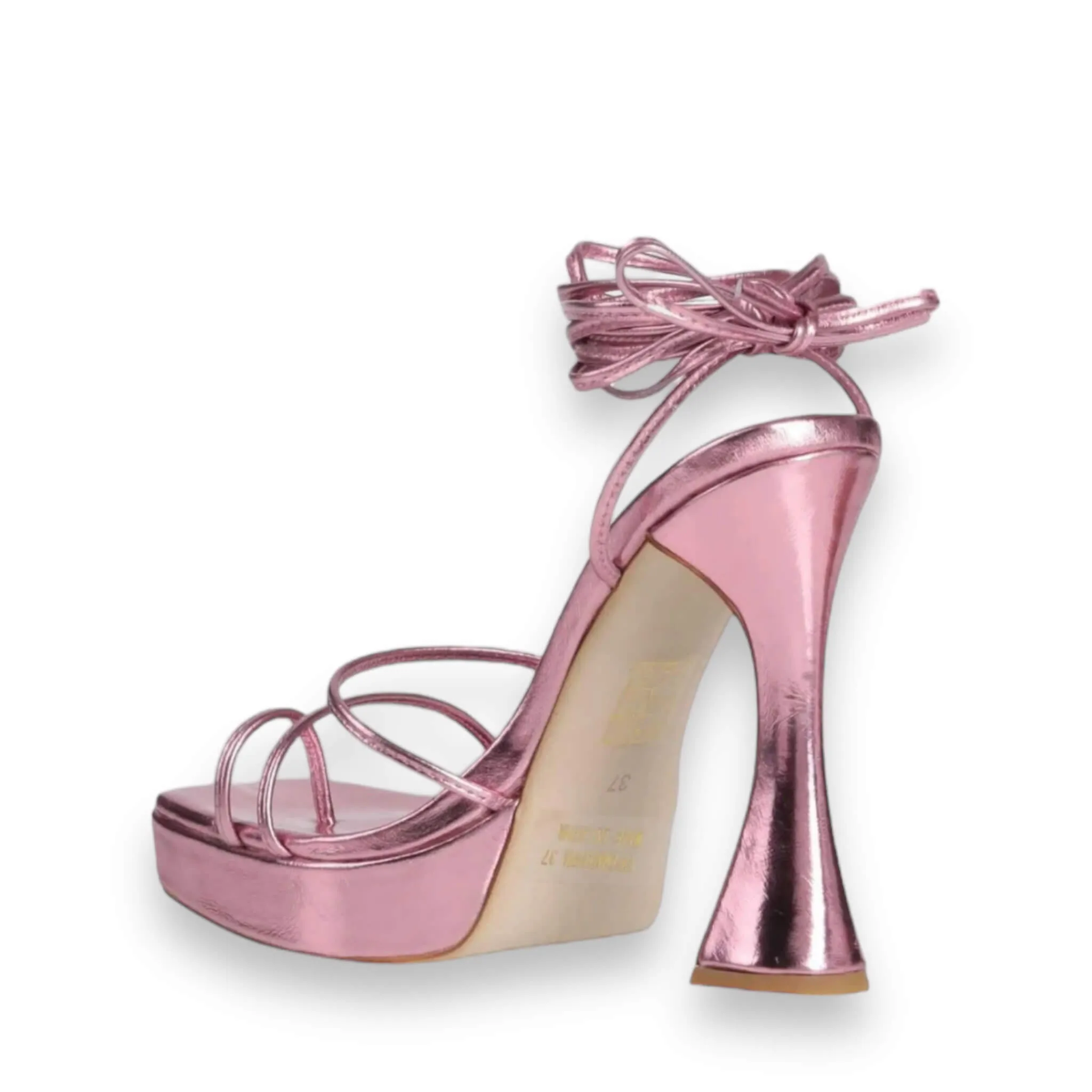 Jeffrey Campbell Metallic Pink Primadonna Heels