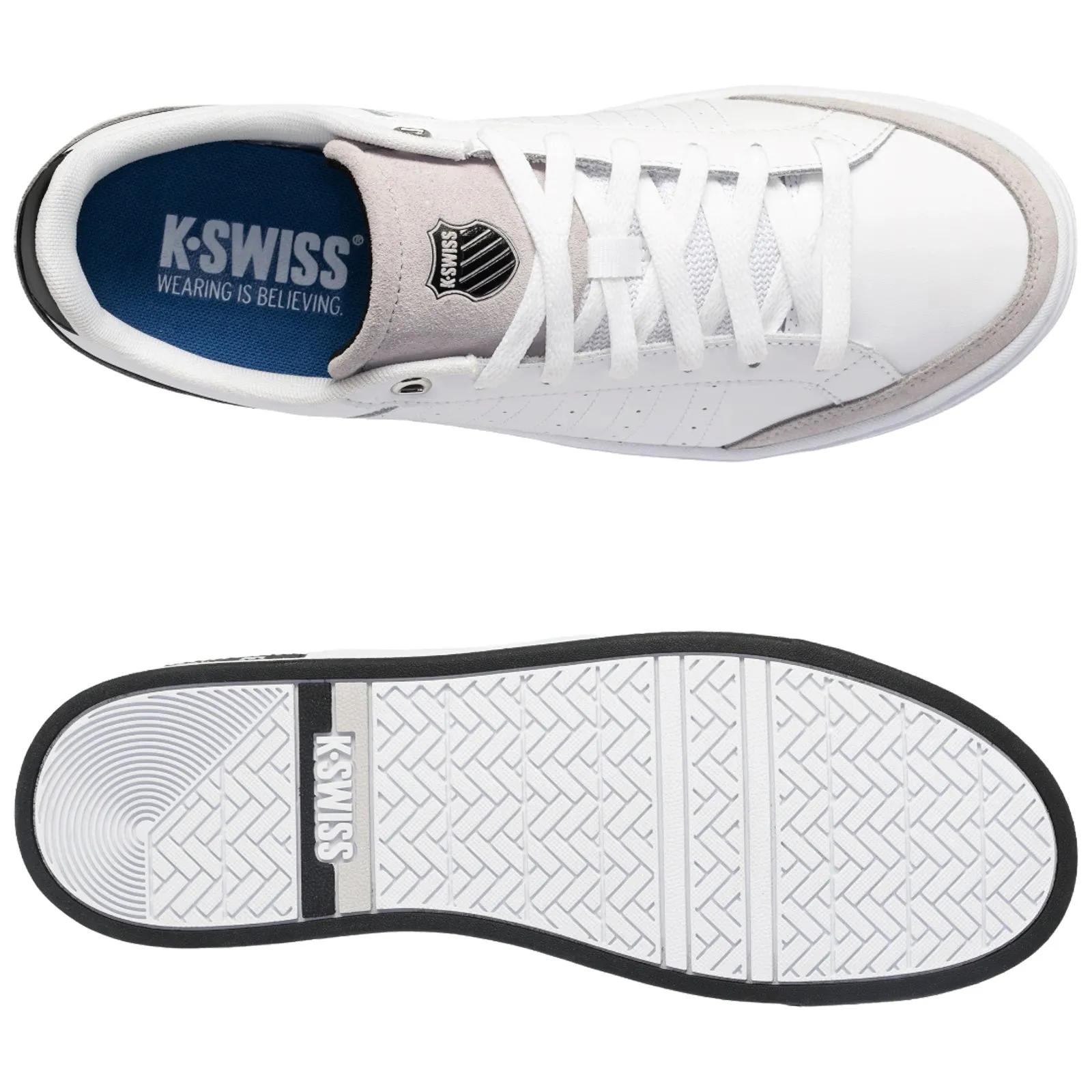 K-Swiss Mens Court Block Trainers