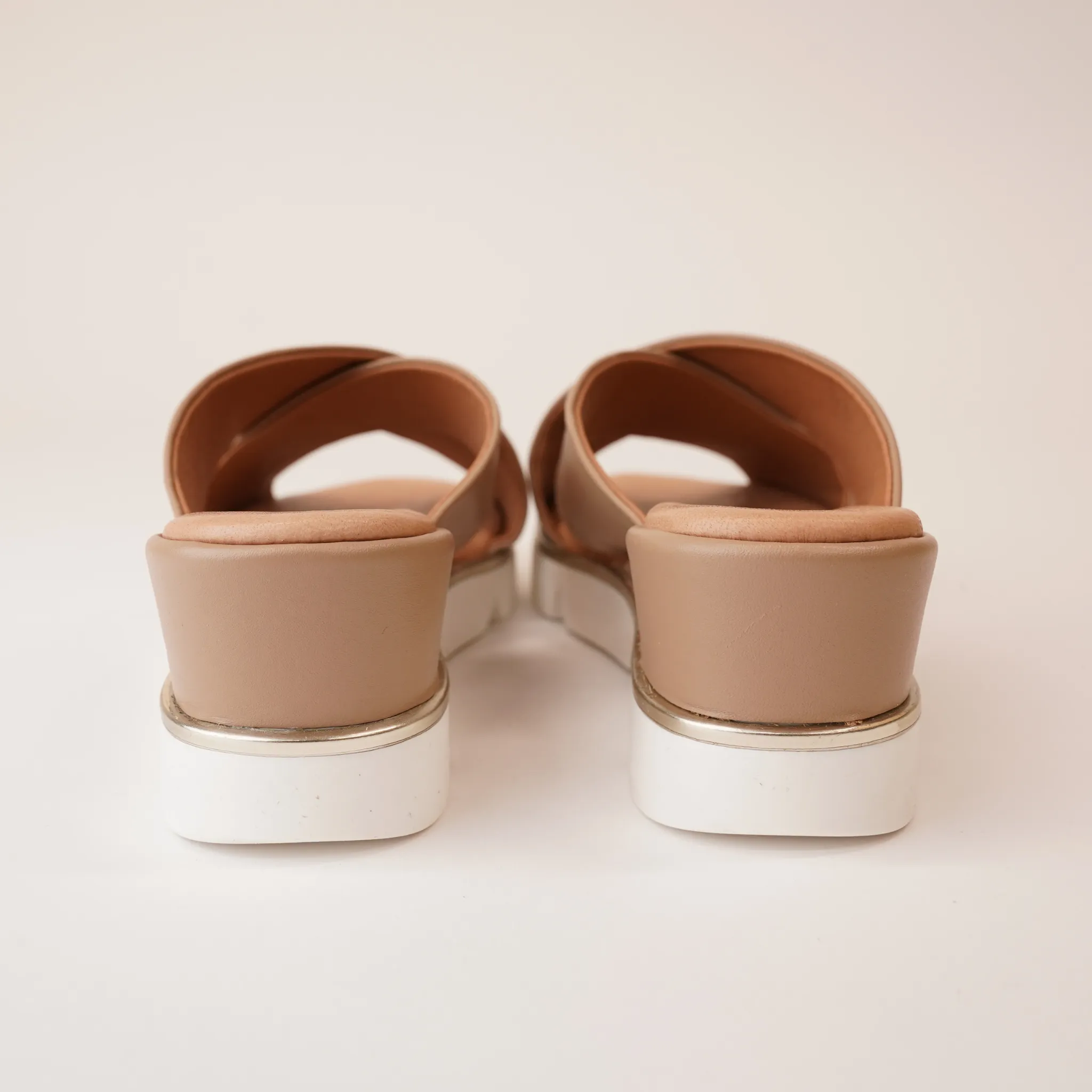 Kiren Nocciola Leather Sandals