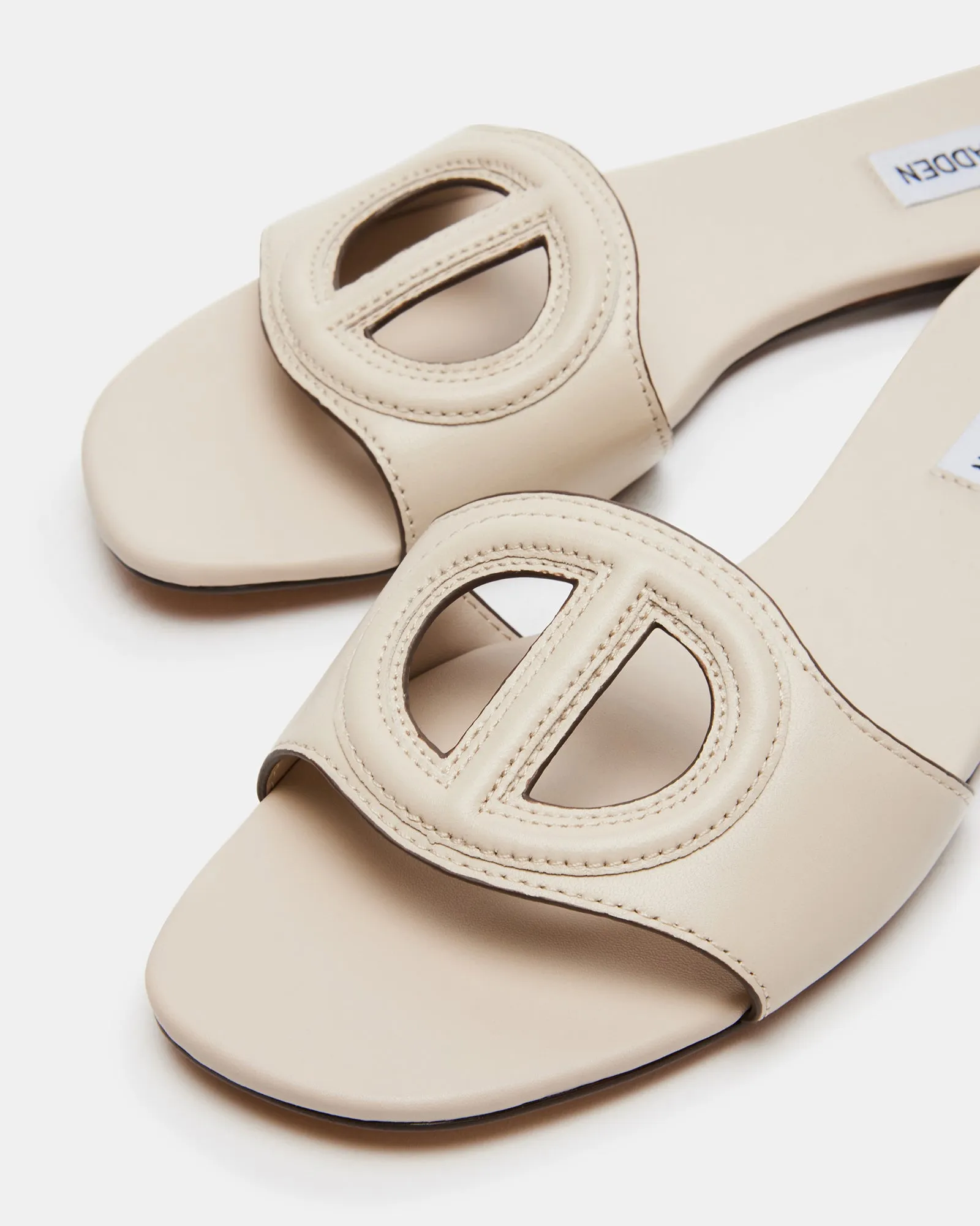 Kylah Slides BONE LEATHER