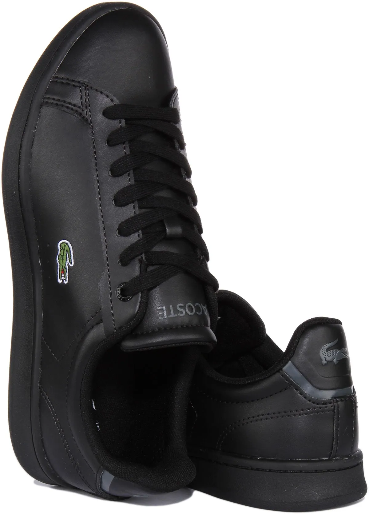 Lacoste Carnaby Pro In Black Black For Junior