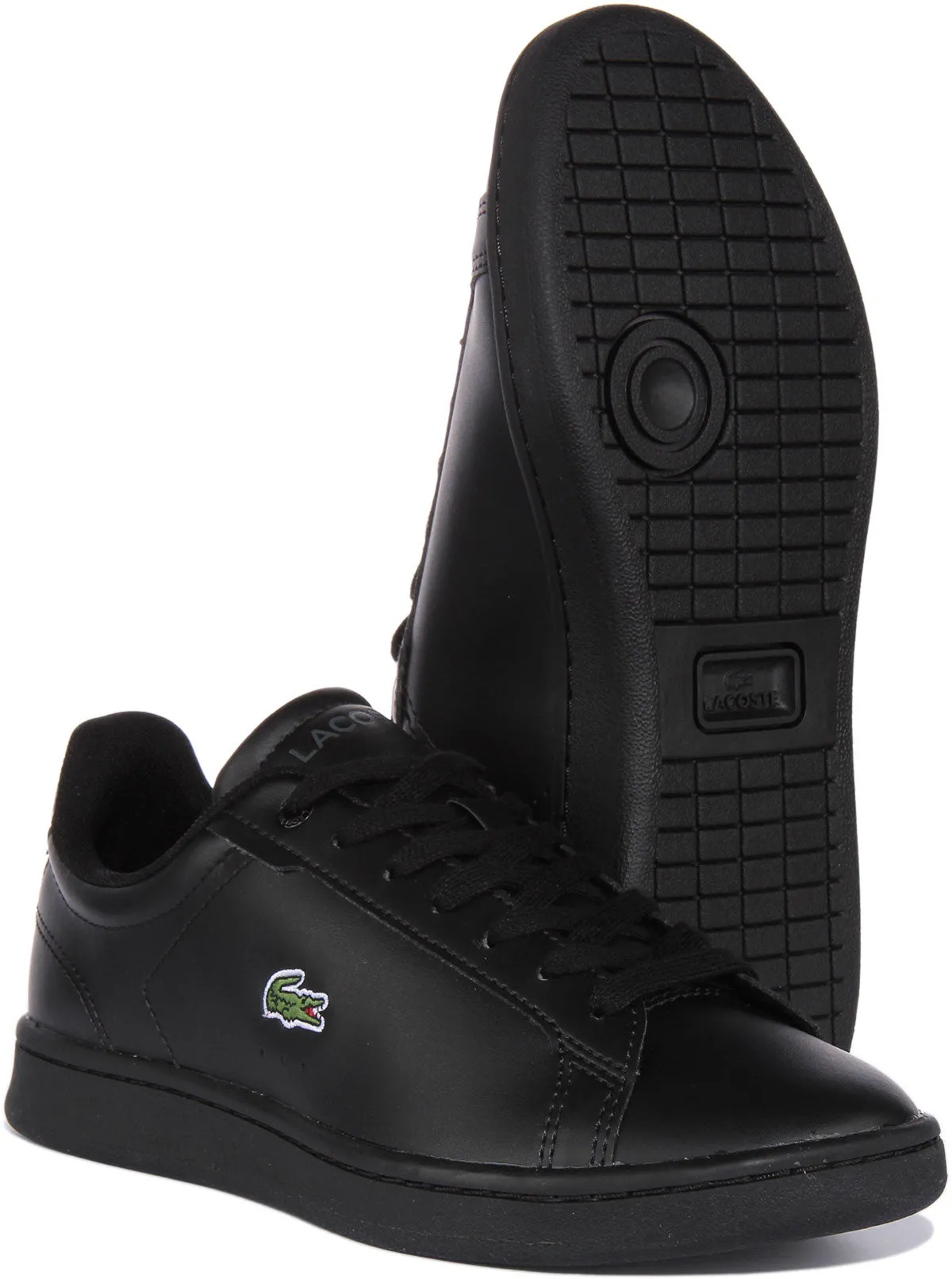 Lacoste Carnaby Pro In Black Black For Junior