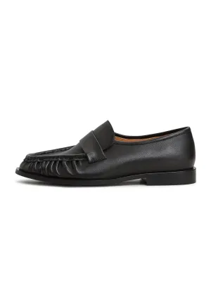 Leather Loafers Isabel - Black