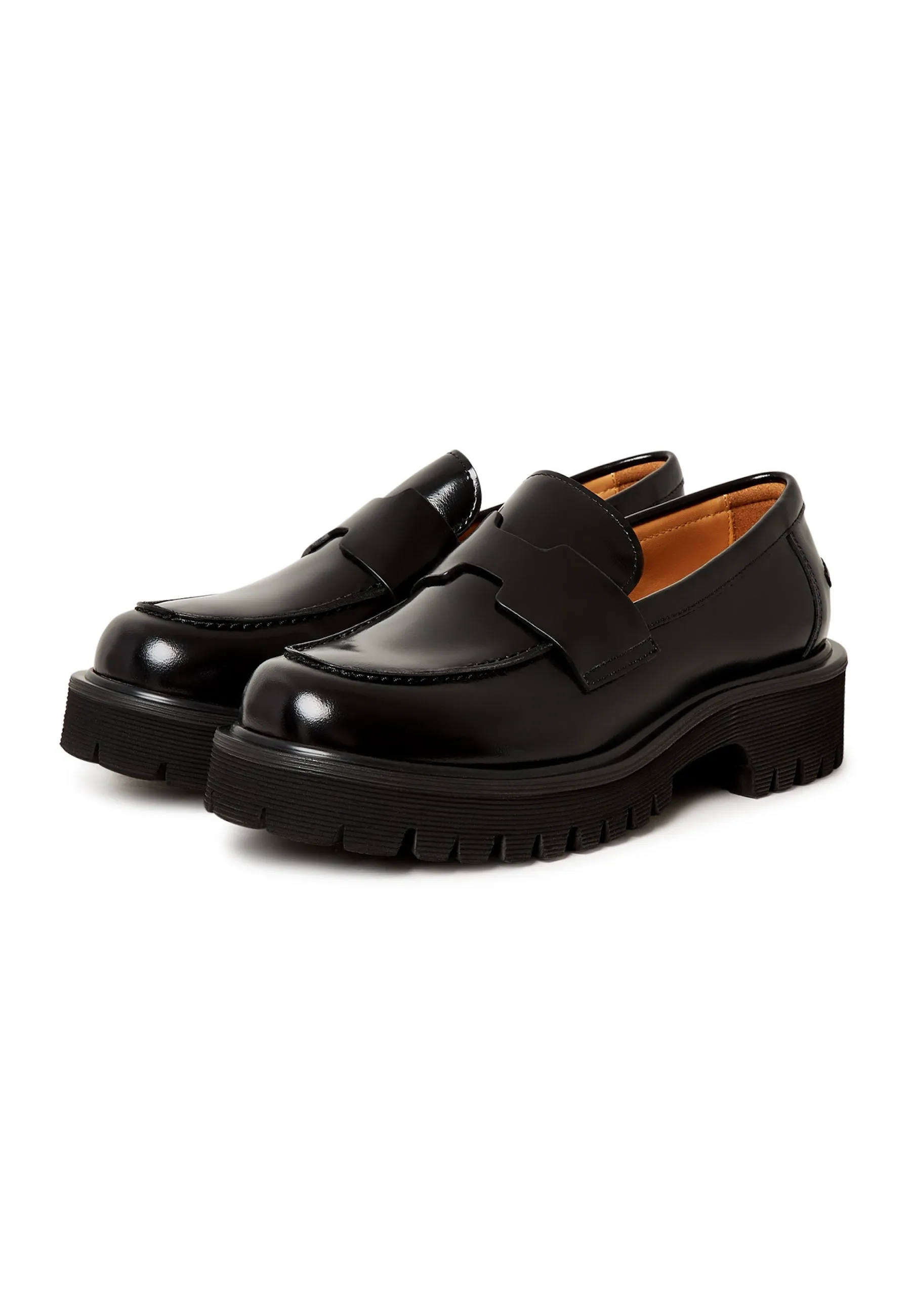 Leather Platform Loafers Idania