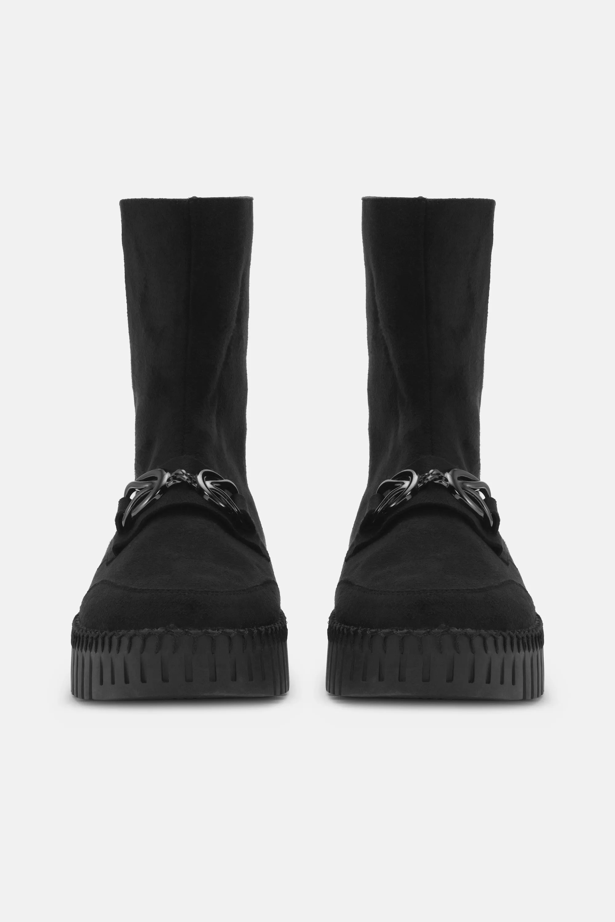 Long Chelsea Boots - Black Black