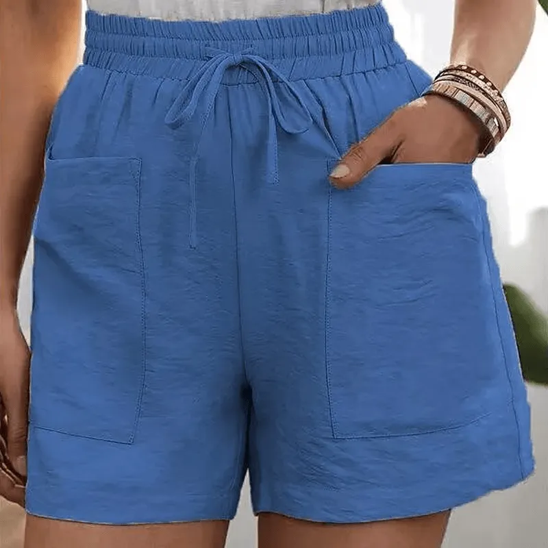 Loose Linen Lounge Shorts