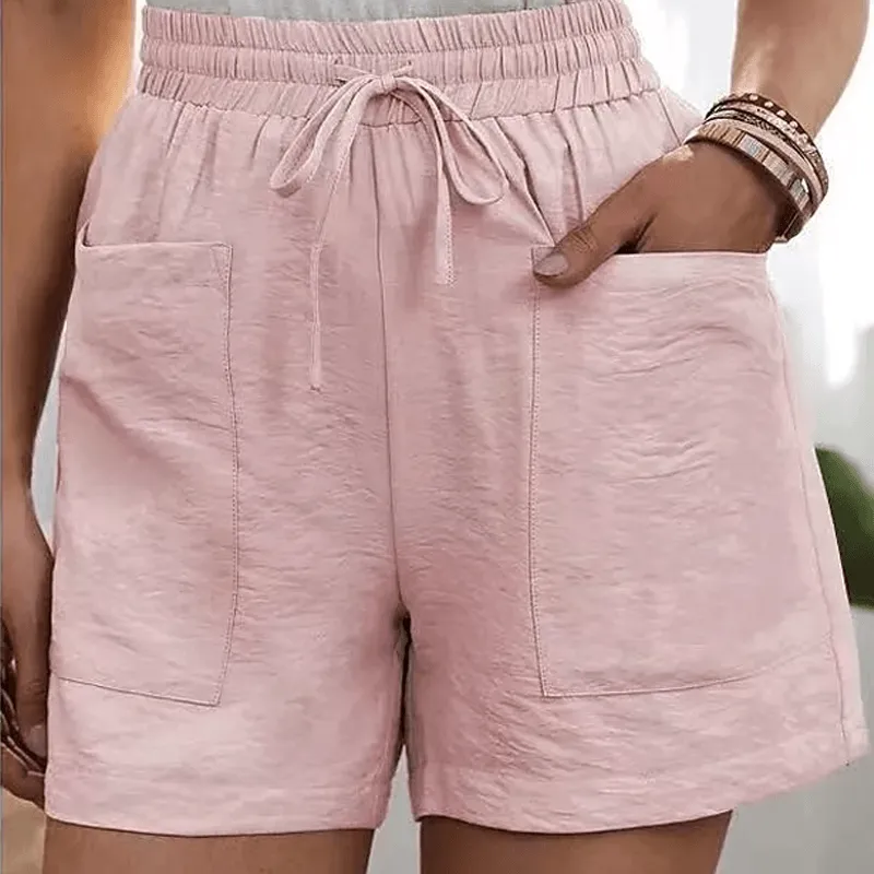 Loose Linen Lounge Shorts