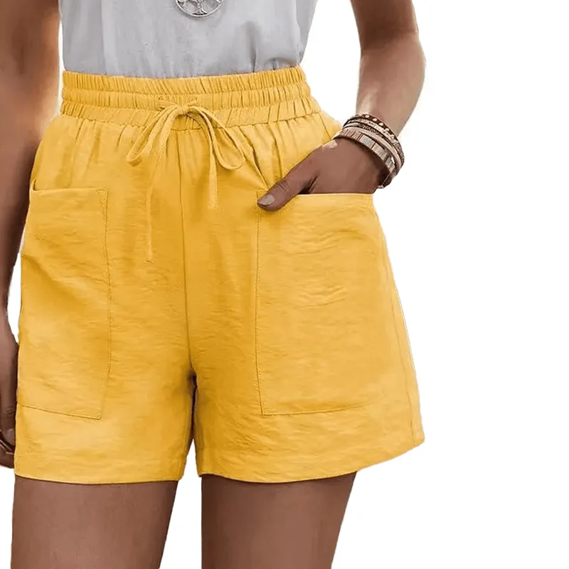 Loose Linen Lounge Shorts