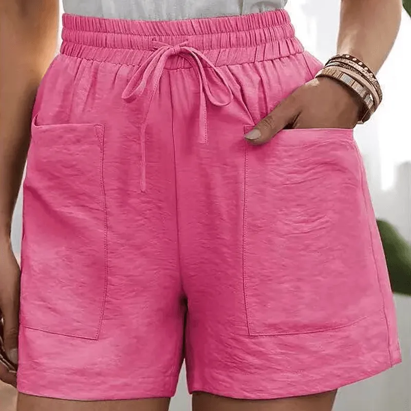 Loose Linen Lounge Shorts