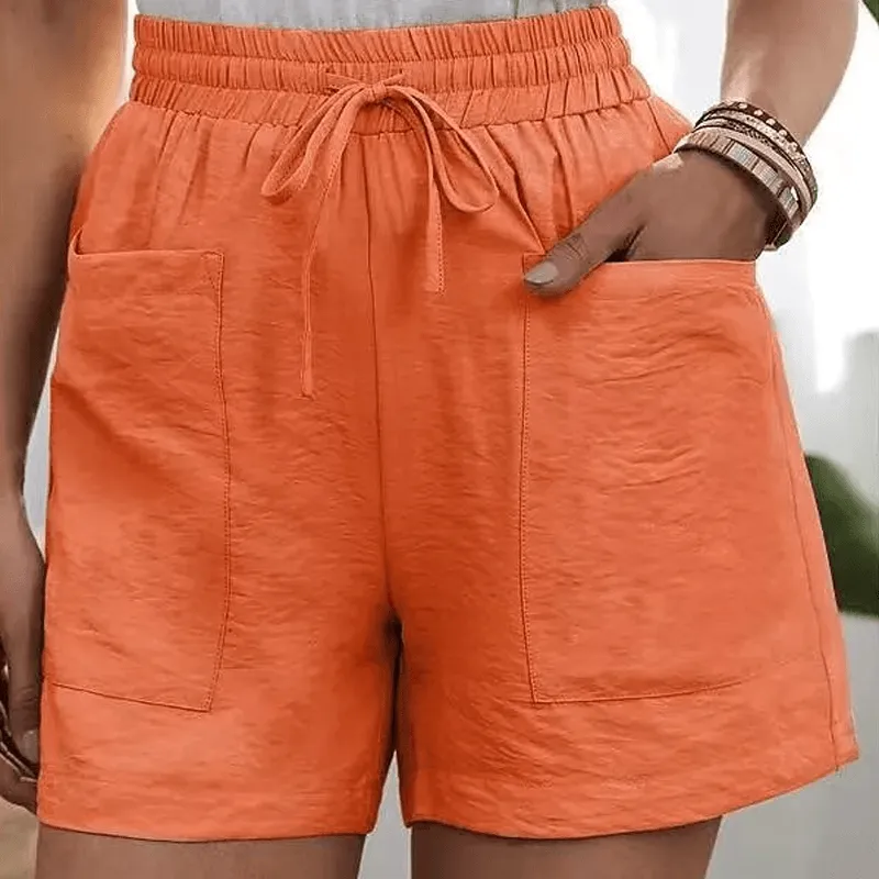 Loose Linen Lounge Shorts