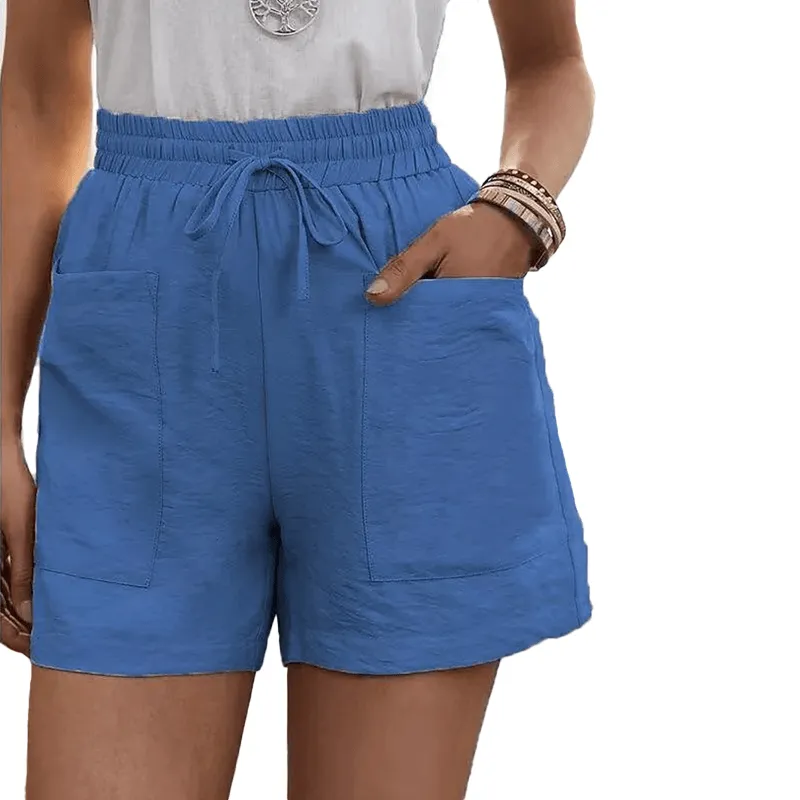 Loose Linen Lounge Shorts