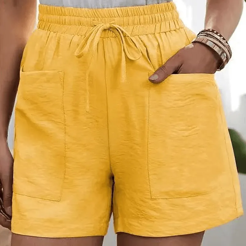 Loose Linen Lounge Shorts