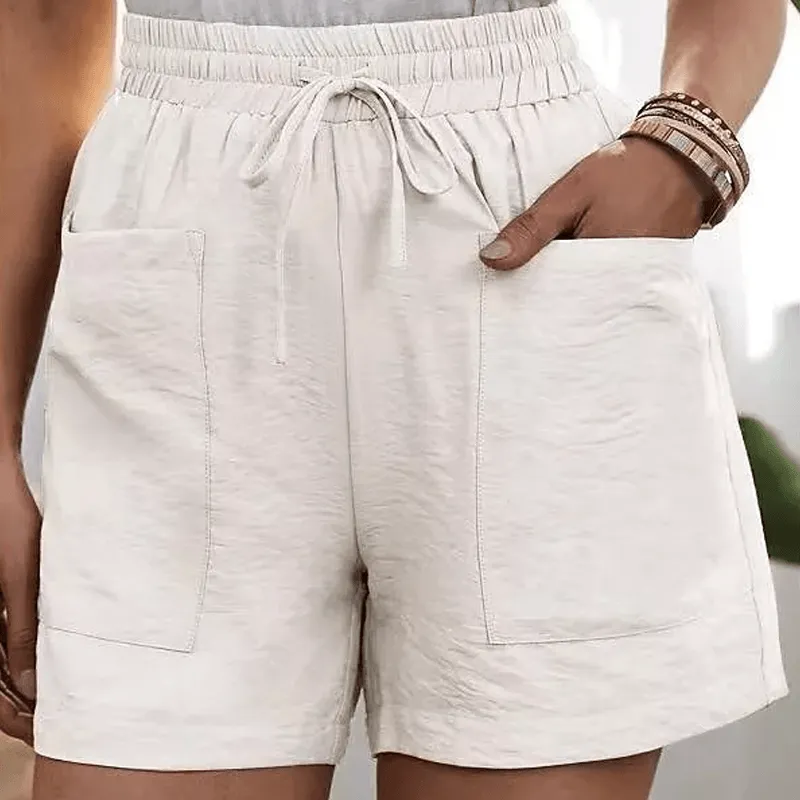 Loose Linen Lounge Shorts