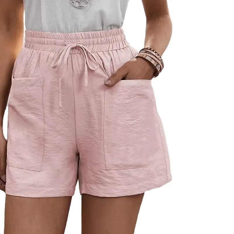 Loose Linen Lounge Shorts