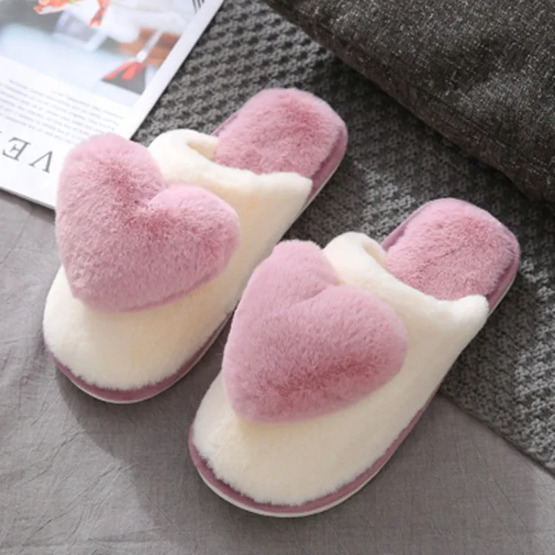 Love plush warm slippers PL21244