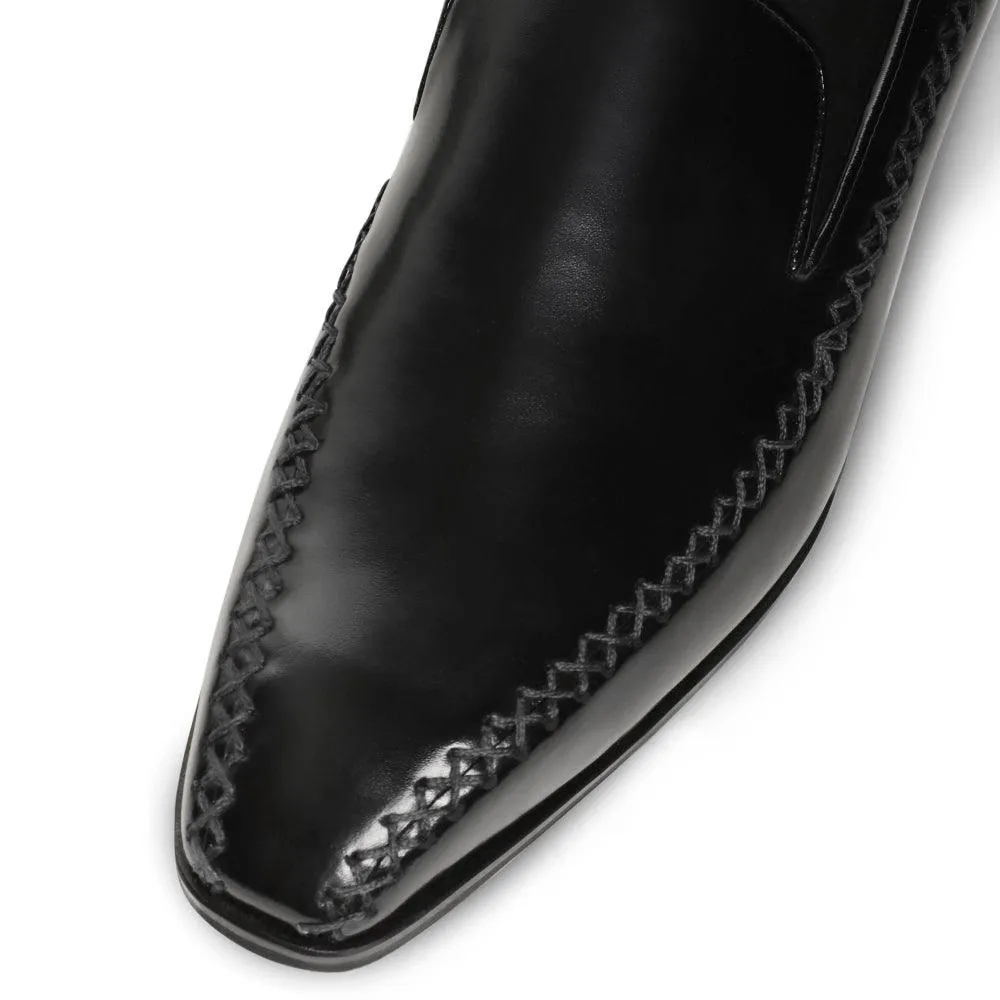 Maresca - Black Stitch Slip-On