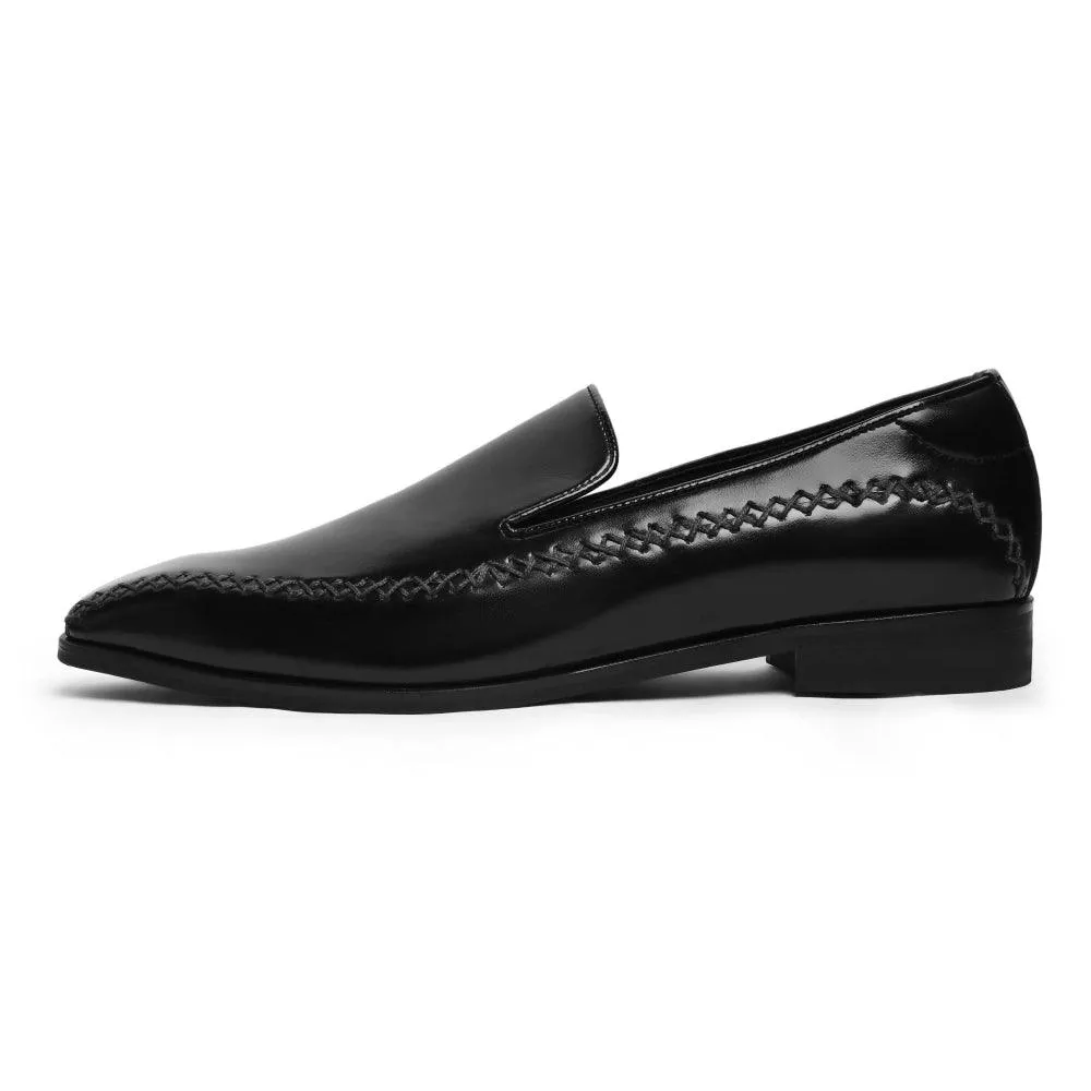 Maresca - Black Stitch Slip-On