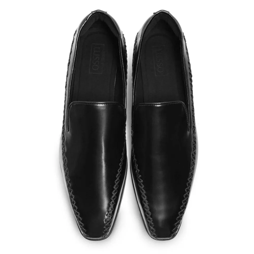 Maresca - Black Stitch Slip-On